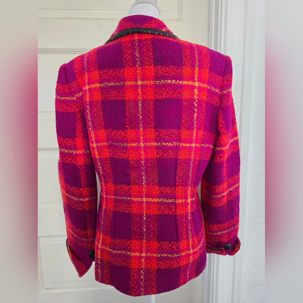 Womenstyl Nouvelle Couture Plaid Tailored Jacket - Picture 4 of 14
